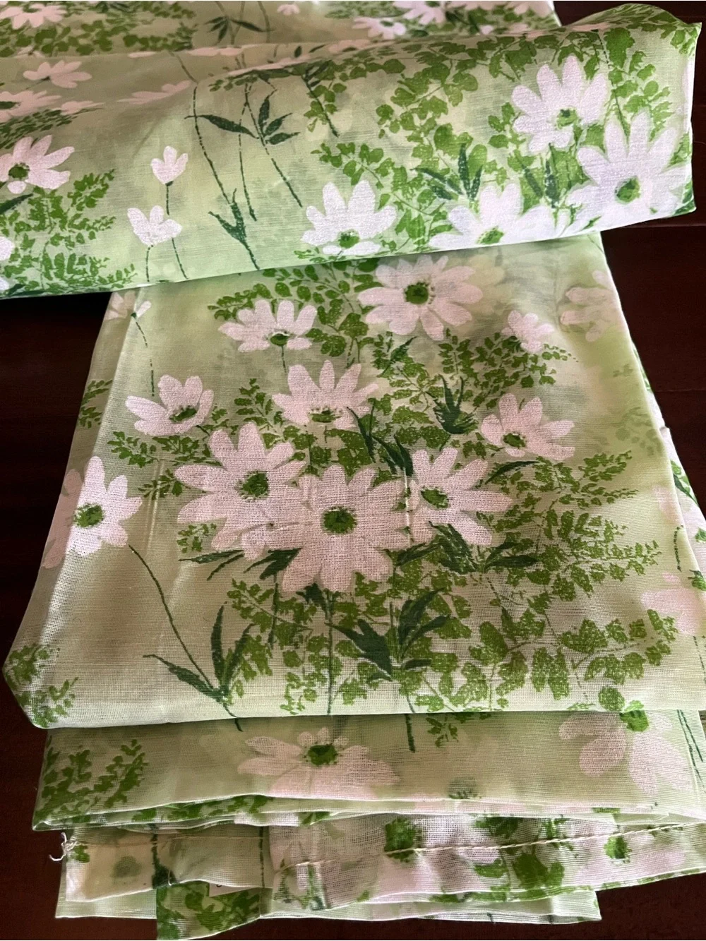 Fashion Manor Daisy Floral Vintage Curtains Penn Prest JC Penney